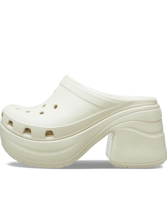 NWT $129 Crocs Women\'s 12 Men 10 SIREN Platform Clog Slip On heel comfy Shoes main image 5
